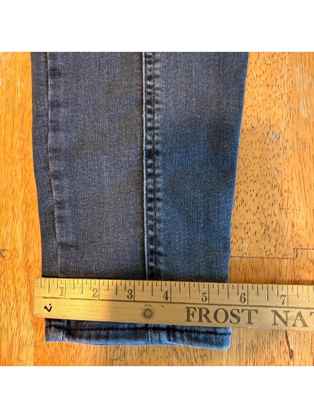 Wrangler High Rise Western Skinny Jeans Womens 14 Black Tag 14 Fits Like 31x26 - Picture 3 of 10